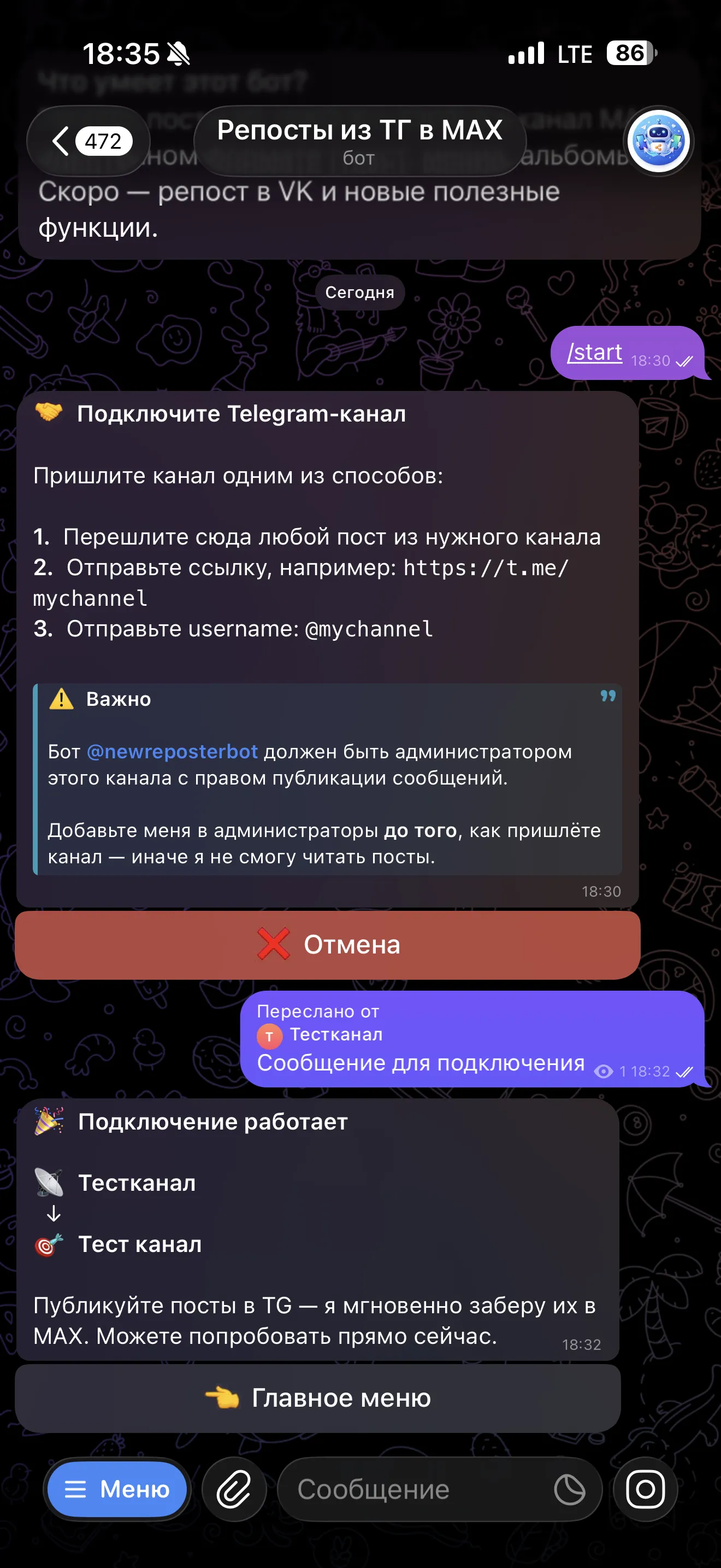 Связка работает — финальное подтверждение